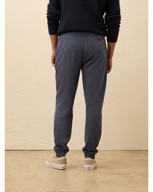 Faherty Brand Blue Aspen Lounge Cashmere Sweatpant for men