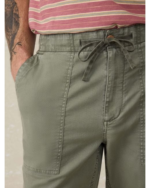 Faherty Brand Natural Dune Utility Pants for men