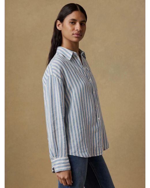 Faherty Brand Natural Laguna Linen Relaxed Shirt