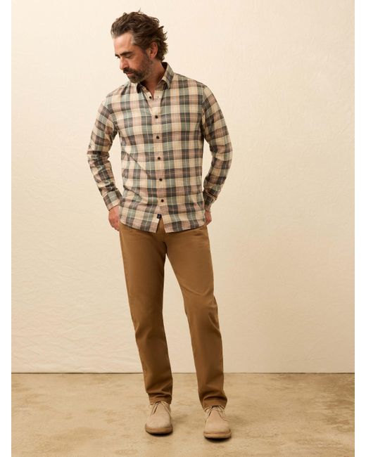 Faherty Brand Natural Soft Twill Movement&Trade; Shirt for men
