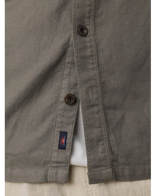 Faherty Brand Brown Tropic Surplus Shirt for men