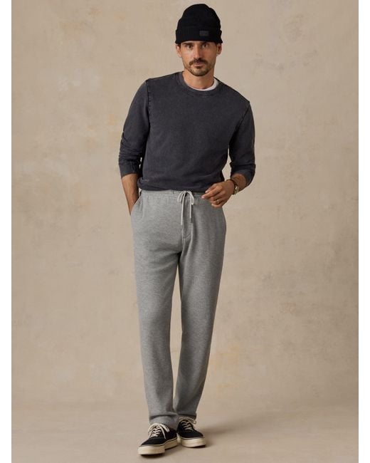 Faherty Brand Black Highland Knit Pants for men