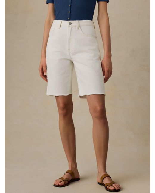 Faherty Brand Black Boyfriend Denim Short