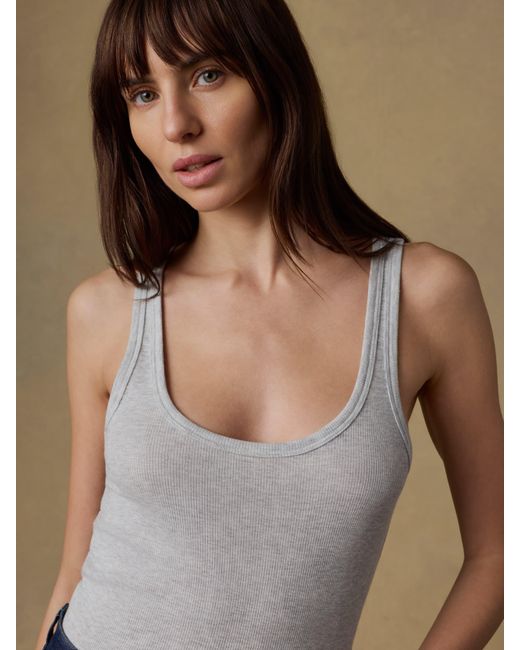 Faherty Brand Natural Featherweight Freestyle Tank