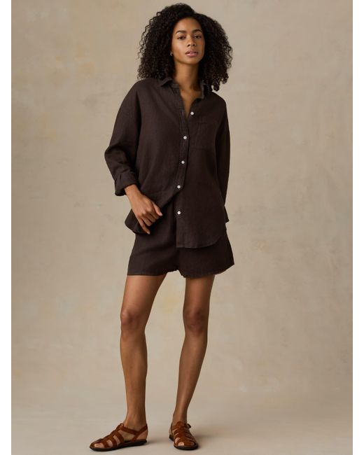 Faherty Brand Natural Laguna Linen Montecito Short