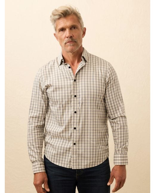 Faherty Brand Natural Soft Twill Movement&Trade; Shirt for men