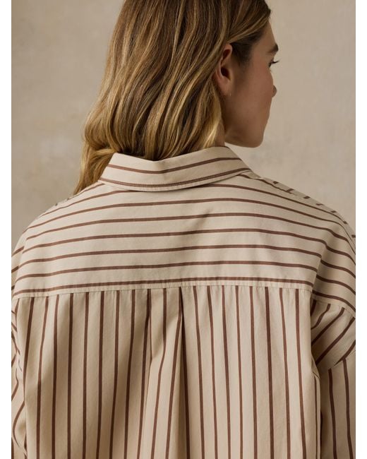 Faherty Brand Natural Coastal Poplin Relaxed Shirt