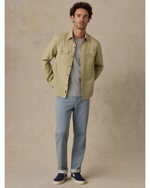 Faherty Brand Natural Tropic Surplus Shirt for men