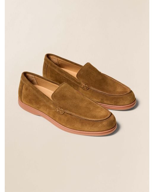 Faherty Brand Brown Reserve Venetian Loafer for men
