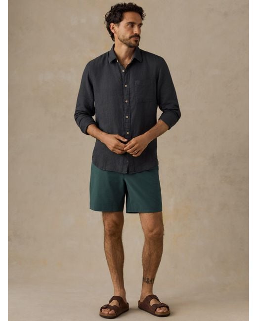 Faherty Brand Blue All Day&Trade; Short (7" for men