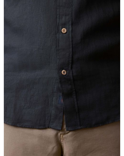 Faherty Brand Blue Laguna Linen Shirt (Tall) for men