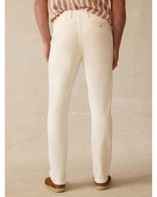 Faherty Brand Natural Coastline Chino Pants for men