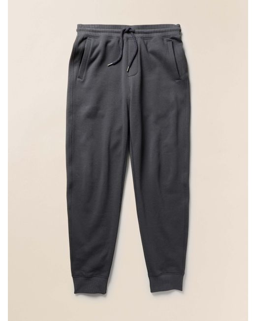 Faherty Brand Blue High Standard Fleece Sweatpant for men