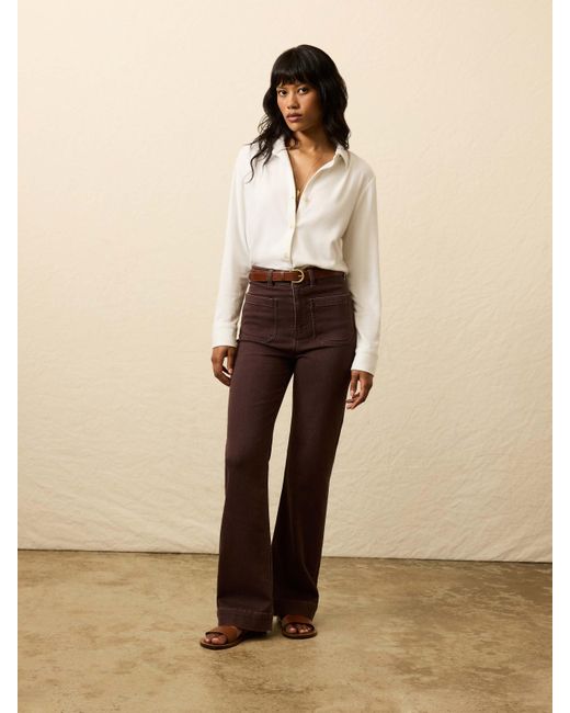Faherty Brand Brown Legend&Trade; Classic Sweater Shirt
