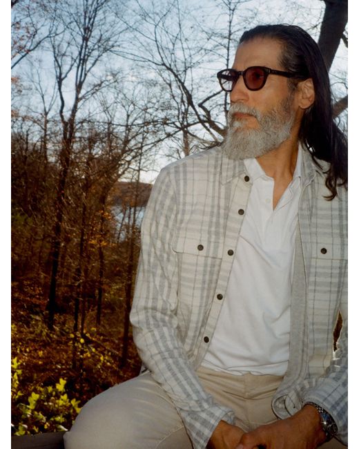 Faherty Brand Brown Legend&Trade; Sweater Shirt for men