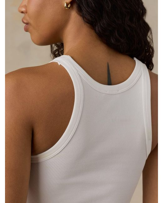 Faherty Brand Green Surfside Rib Tank