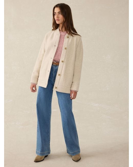 Faherty Brand Natural Pacific Knit Jacket