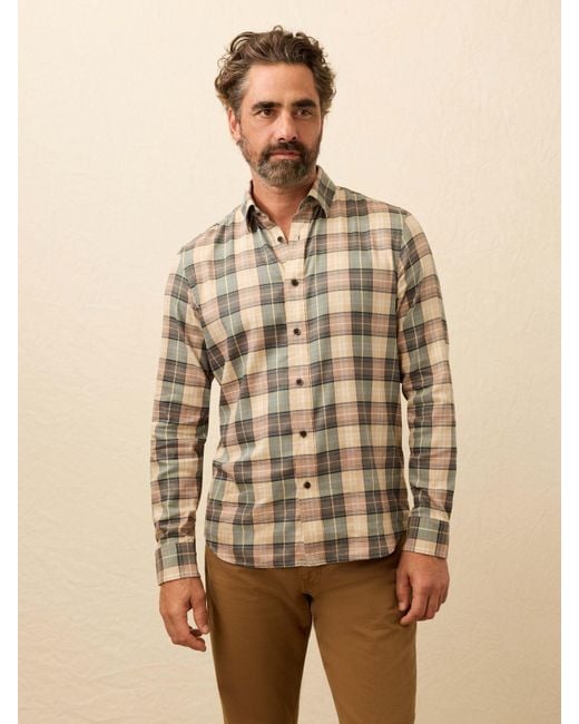 Faherty Brand Natural Soft Twill Movement&Trade; Shirt for men