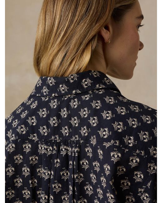 Faherty Brand Black Suki Blouse