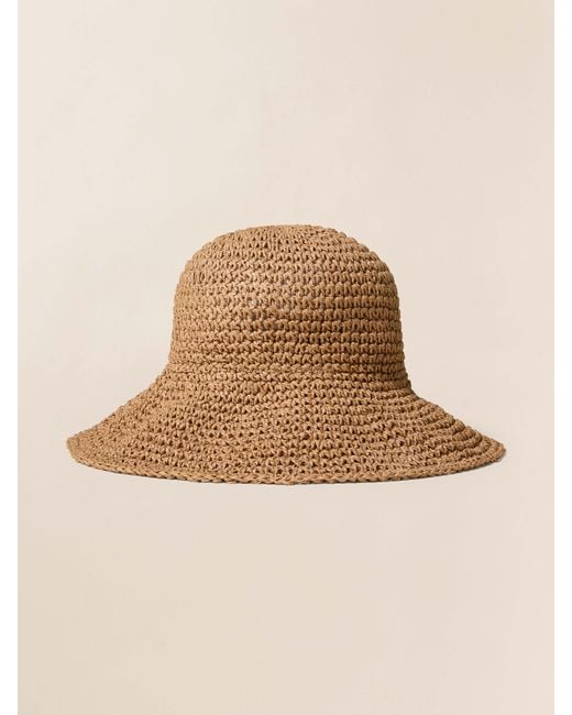 Faherty Brand Natural Straw Sun Hat