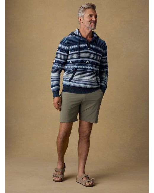 Faherty Brand Blue Hoodie for men