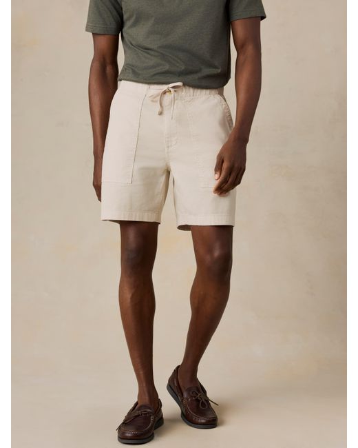 Faherty Brand Natural Dune Utility Short for men