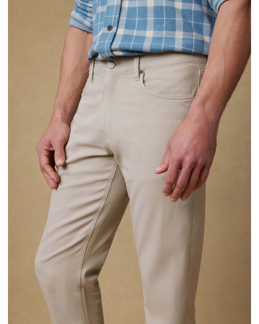 Faherty Brand Natural Reserve Twill 5-Pocket Pants for men