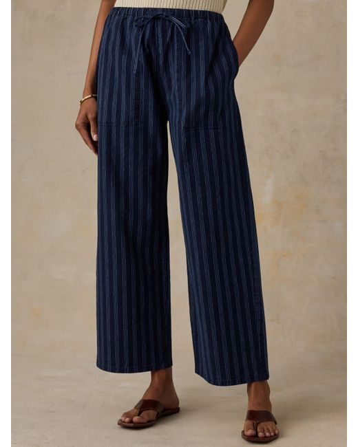 Faherty Brand Multicolor Cotton Hemp Utility Pants