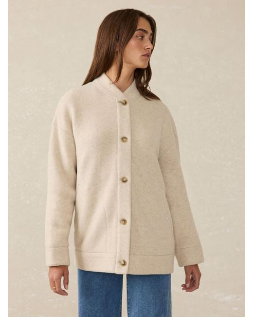 Faherty Brand Natural Pacific Knit Jacket