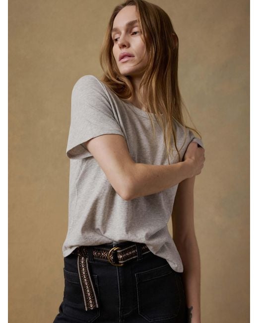 Faherty Brand Natural Sunwashed Regenerative T-Shirt