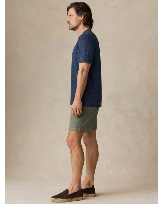 Faherty Brand Green Essential Drawstring Short for men