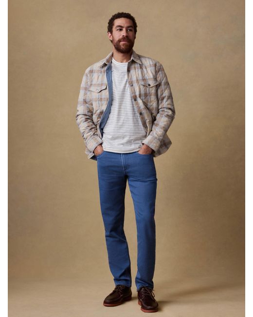 Faherty Brand Brown Northwoods Shirt Jacket for men