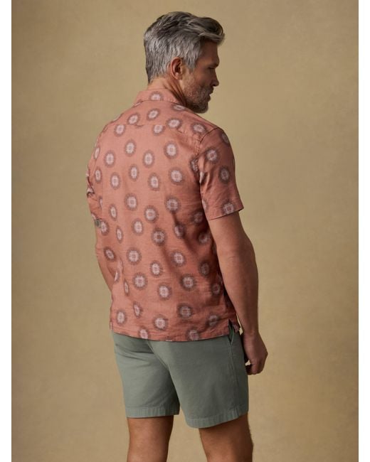 Faherty Brand Multicolor Short-Sleeve Breeze Camp Shirt for men