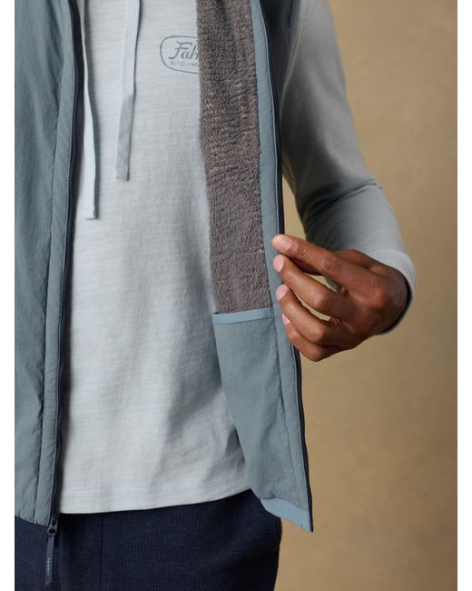 Faherty Brand Black Shorelite Zephyr Vest for men