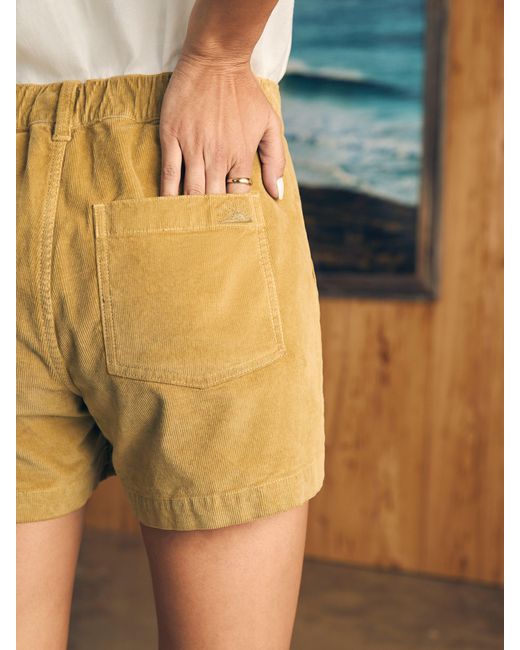 Faherty Brand Multicolor Cord Patch Pocket Short