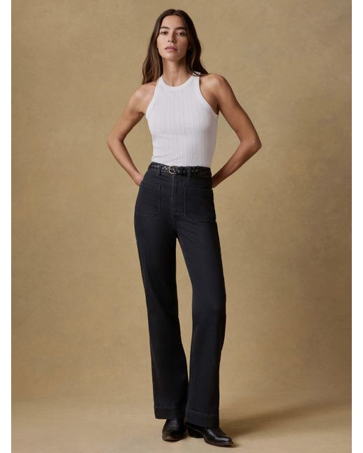 Faherty Brand Natural Stretch Terry Patch Pocket Pants
