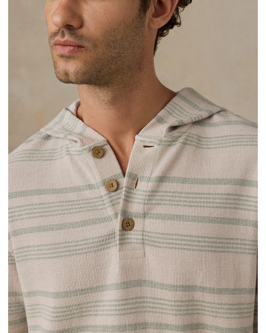 Faherty Brand Green Oasis Hoodie for men