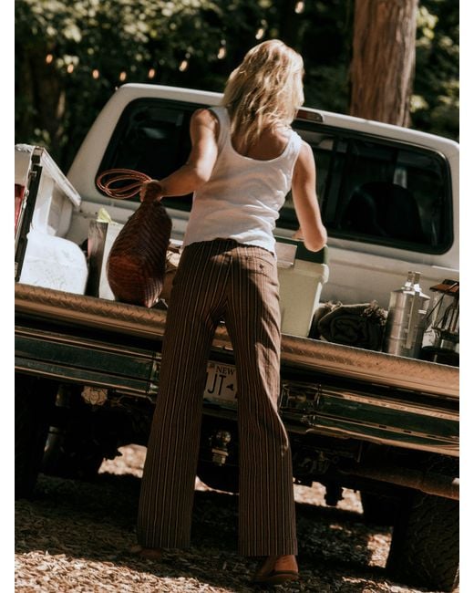 Faherty Brand Natural Twill Tide Slim Straight Pants