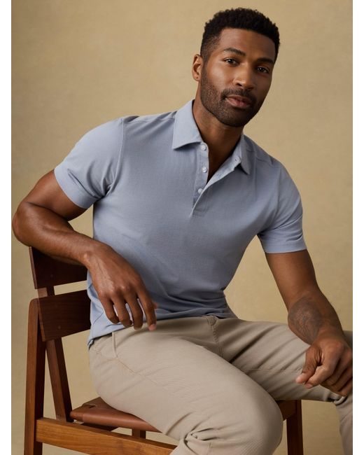 Faherty Brand Natural Short-Sleeve Movement&Trade; Pique Polo Shirt for men