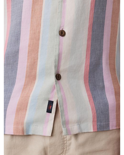 Faherty Brand Multicolor Short-Sleeve Breeze Camp Shirt for men