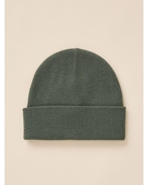 Faherty Brand Green Essential Beanie