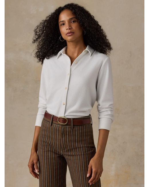 Faherty Brand Brown Legend&Trade; Sweater Classic Shirt