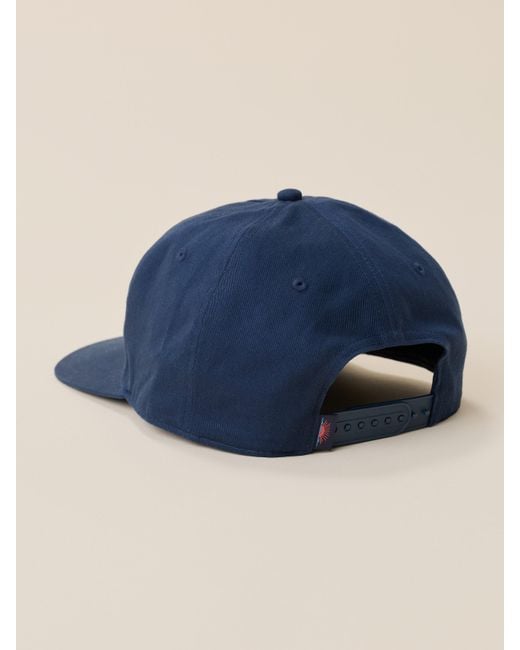Faherty Brand Blue X Parks Project Big Sur Pinch Front Twill Hat