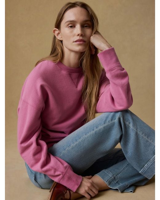 Faherty Brand Multicolor High Standard Fleece Vintage Crewneck Hoodie