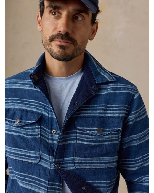 Faherty Brand Green Reversible Bondi Jacket for men