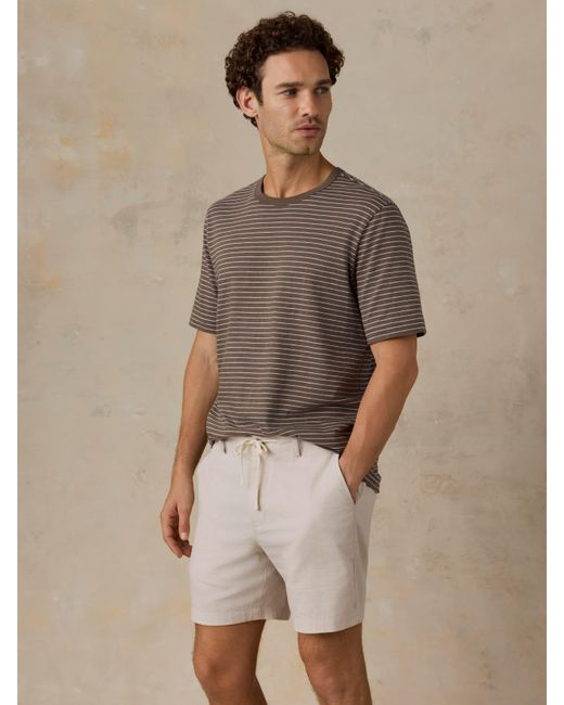 Faherty Brand Brown Sunwashed Regenerative T-Shirt for men