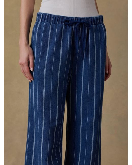 Faherty Brand Blue Laidback Island Tide Pants