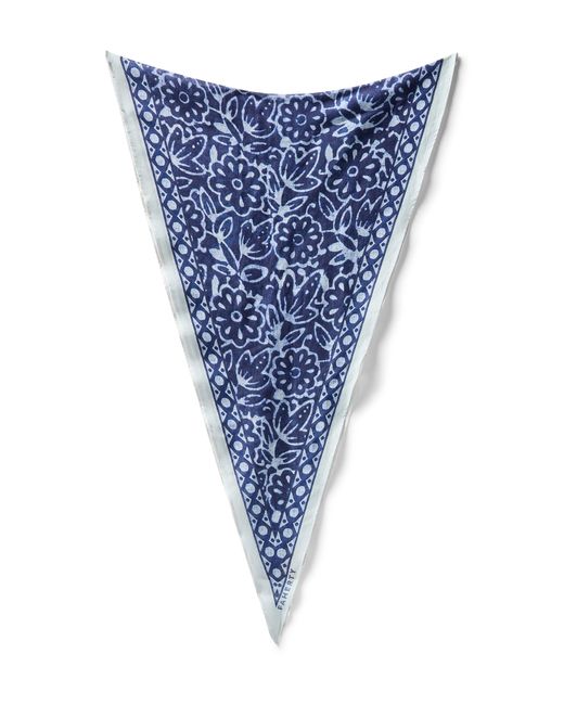 Faherty Brand Blue Batik Diamond Bandana