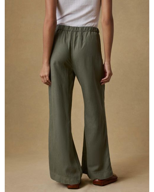 Faherty Brand Green Topanga Drape Pants