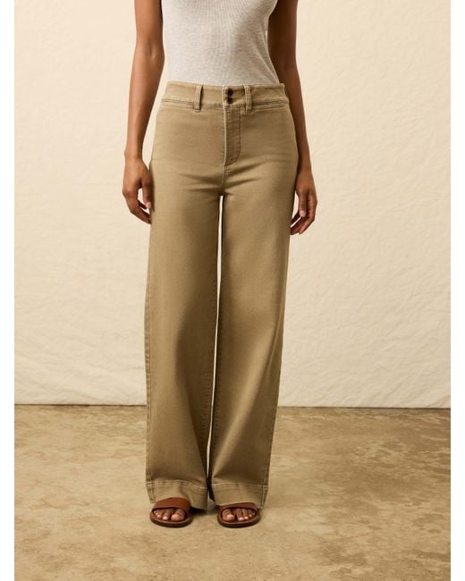 Faherty Brand Natural Stretch Terry Sailor Trouser